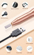 Professional Acrylic Nail Drill, USB Electric Nail Drill Machine, Portable Kit for Gel Nails and Home Salon (Gold)