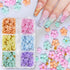 Nail Art 3D Acrylic Flowers Charms, Nail Design Supplies Decoration Accessories