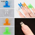KADS Nail Extension Clips, 5pcs C Curve Pinching Clips, Multi-functional Clamp, 4 Colors for Acrylic Nails