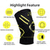 MOKRGYM Knee Brace for Men&Women Anti-Slip Knee Support with Silicone Pad&Dual Side Stabilizers Breathable Compression