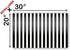 Premium Tissue Paper, Black & White Stripes, 20 X 30-24 Sheet