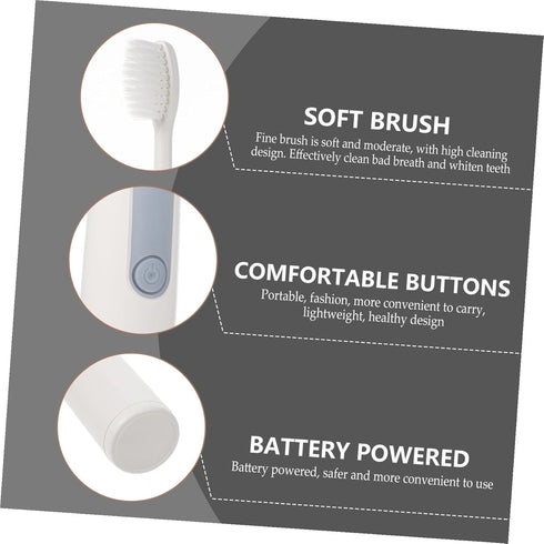 TOYANDONA Electric Toothbrush for Adults Soft Bristles Sonic Tooth Brush with Ergonomic Grip Deep Cleaning Oral Care