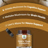 Advanced Lion's Mane Mushroom Supplement - 5X Fruiting Body Complex with Chaga, Maitake, Shiitake, Reishi (120 Caps)