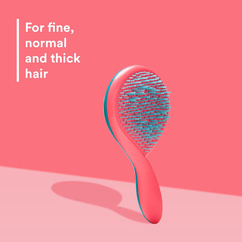 Michel Mercier The Girlie Detangle Brush, Painless Detangling Brush, Easy Grip Design for Thick and Curly Hair -