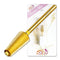 Upgraded PANA Volcano Nail Carbide Bit, Two Way Rotate for Manicure Drill Machine - 3/32" (Extra Fine - XF, GOLD)