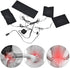 USB Electric Heated Cloth, 4 in 1 Jacket Heating Pad Kit 3 Gear Adjustable Temperature Warmer Tool Portable Foldable Pads for Pain Relief Outdoor Winter Camping