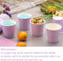 3 oz Small Disposable Mouthwash Cups, 100 Packs Bathroom Paper Cups, Espresso Paper Cups, Purple for Home Rvs Campers