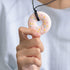 Pink Donut Chewy Necklace - Sensory Chew for Strong Chewers