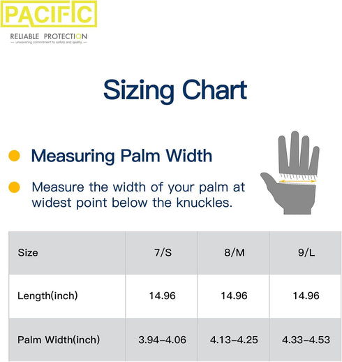 PACIFIC PPE 2 Pairs Dishwashing Cleaning Rubber Gloves, Reusable Waterproof Kitchen Gloves, Large