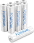 POWEROWL AAA Rechargeable Batteries, 1000mAh High Capacity 1.2V NiMH, Low Self Discharge, 8 Pack
