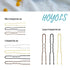Hoyols U Shaped Hair Pins, Metal Curved Bun Clips for Women, Decorative Hair Accessories with Case, 100 Count