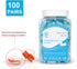 LYSIAN Slim Fit Foam Ear Plugs for Sleeping, 100 Pairs, 35dB SNR Noise Reduction Disposable for Sleep, Snoring, Work