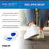 Tuli's Dual Density Polar Bears Gel Heel Cups, Regular - Cushion Insert for Heel Pain Relief