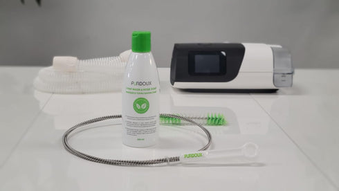 CPAP Cleaning Soap for Hose and Mask (3 Bottle 250mL/8.04 oz pack) (Green Tea and Mint Scent)