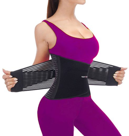 Back Wrap for Men & Women, Plus Size Back Brace Belt, Breathable Lumbar Support for Lower Back & Sciatica Pain Relief