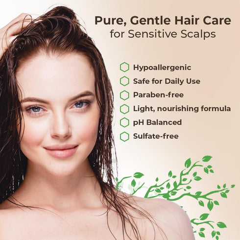 Wild Naturals Eczema and Psoriasis Treatment - Anti-Dandruff Deep Conditioner for Damaged, Dry Hair and Seborrheic