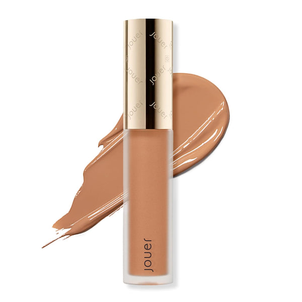 Jouer Essential High Coverage Liquid Concealer - Brightening Concealer for Under Eye Dark Circles, Soft Matte Finish