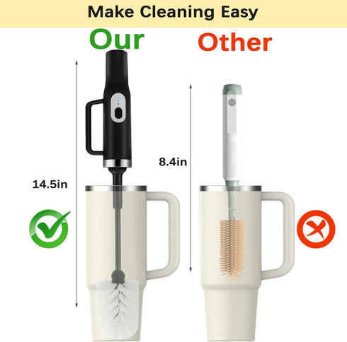Keoshiga 5 1 IPX6 in Electric Bottle Brush Cleaner Compatible Stanley Bottle Brush Straw Cleaner Multifunction