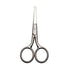 Professional Grooming Scissors, Stainless Steel Fine Straight Tip Scissors, 3.5” for Facial Hair Removal (2 Pieces)