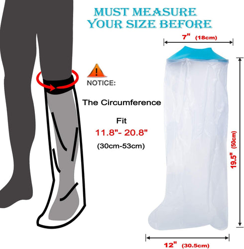 Waterproof Cast Covers for Shower Leg Kids Wound Bandage Protector Bath Watertight Child Cast Bag
