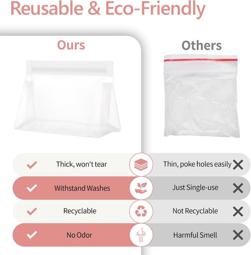 PACKISM Leak Proof Clear Toiletry Bag, TSA Approved with Reinforced Seams, Reusable Clear Travel Bags for Toiletries