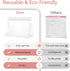 PACKISM Leak Proof Clear Toiletry Bag, TSA Approved with Reinforced Seams, Reusable Clear Travel Bags for Toiletries