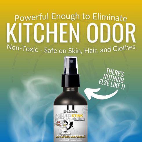 Kitchen Odor Eliminator, 2 Bottles (16 oz each), Garbage Can & Refrigerator Deodorizer (Sugar Cookie Scent)