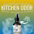 Kitchen Odor Eliminator, 2 Bottles (16 oz each), Garbage Can & Refrigerator Deodorizer (Sugar Cookie Scent)