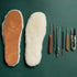 Men's Sheepskin Insoles, Super Thick Premium Shoe Insoles, Durable & Extra Fluffy, Men US 13 B(M)