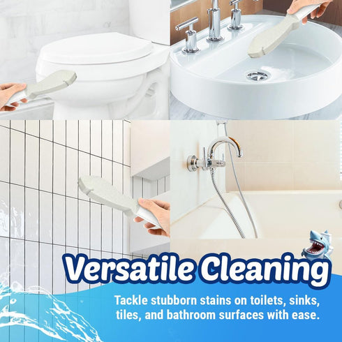 4 PACK Pumice Stone for Toilet Cleaning, Toilet Pumice Stone with Handle for Toilet Bowl