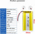 Liter energy battery 3.7V 104080 4000mAh Pack 2.0mm Lithium Polymer ion Battery Rechargeable Polymer Battery with JST