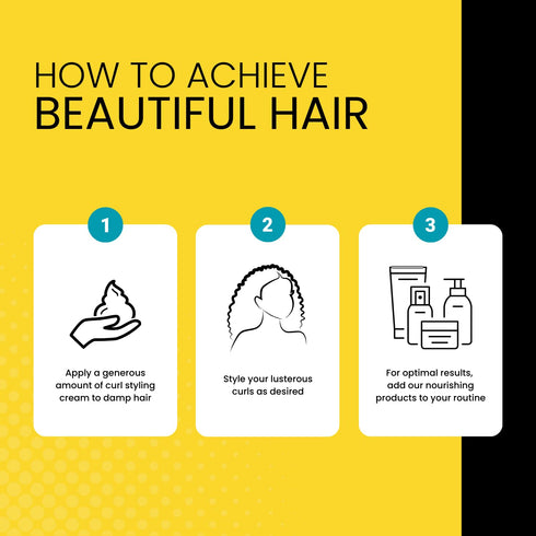 The Hair Diagram - Ashley Marie Moisture Control Curl Cream | Natural Ingredients with Avocado & Sunflower Oil for