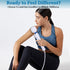 VZVJTR Powerful Wired Vibration Massager for Muscle Aches, Back Relief and Full Body Comfort (White)
