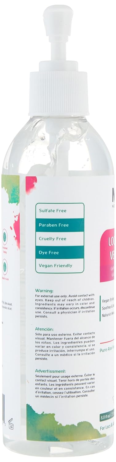 Locs Vegan Aloe Vera Soothing & Styling Gel (8 oz)