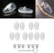 Eyeglass Nose Pads Screw-in Repair Kit, Anti-Slip Soft Silicone Air Chamber Bag with Screws and Screwdriver for Glasses