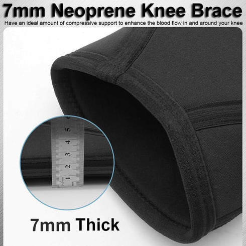 SUJAYU 7mm Honecmb, Knee Compression Sleeves for Men Women Weightlifting Knee Sleeves, Neoprene Knee Brace for Men
