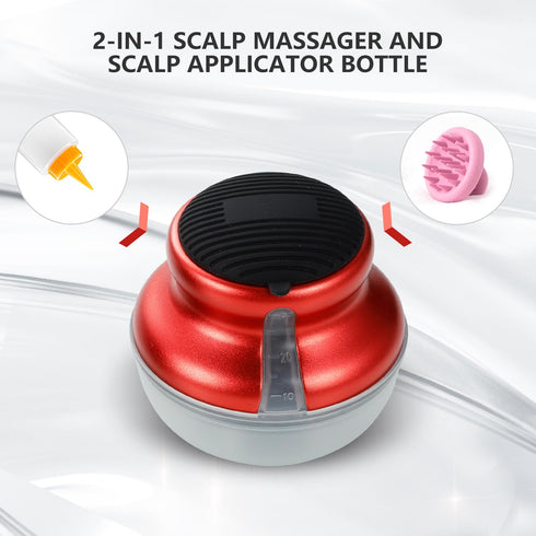 Hair Oil Applicator Comb, Scalp Oil Applicator for Hair Care, Anti Hair Loss Lotion Dispenser for Salon