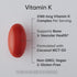 Sports Research Vitamin K Multi-Spectrum - Vegan Friendly Plantgel Capsule - 60 Softgels: K1, K2 MK-4 & K2 MK-7
