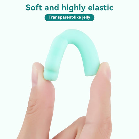 Aligner Chewies for Invisalign, 8-Pack Cat Claws Style Silicone Munchies for Braces, Aligners, Retainers (Mint, Taro,