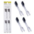 Ionic Toothbrush Replacement Brush Heads, 4 Count, Honeycomb Bristle, Binchotan Charcoal and Silver Ions