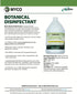 Myco Botanical Disinfectant Cleaner - All-Purpose All-Natural Sanitizing Solution and Fungicide for Household Cleaning and Heavy-Duty Mold Remediation, 1 Gallon