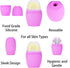 Ice Face Roller, Silicone Roller for Tightening Skin, Reusable Facial Ice Mold for Puffiness Relief.