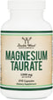 Magnesium Taurate Supplement for Cardiovascular Health, 1,500mg per Serving, 210 Vegan Capsules, Non-GMO
