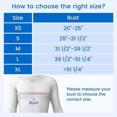 Immobilizer 31.5-39.5) Velpeau Arm Sling for Sleep, Shoulder for Women & Men - Very Soft Sling for Rotator Cuff Tear