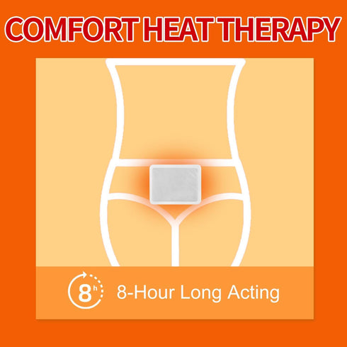 Packs, 10 Packs Heat Patches for Menstrual Cramp Relief, Adhesive Heating Patches for Period Cramps, Portable Instant