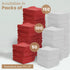 Ashley Mills Cotton Shop Towels: Pack of 50, 13x14 in, Absorbent Rags for Automobiles, Industries & Homes