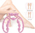 TOMOO 4 Clamps-360 (9 Wheels Muscle Roller Massager Circular Leg Muscle Roller for Leg Neck Hand Arm Muscle Relax
