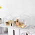 Stackable Acrylic Clear Cosmetic Organizer Drawers, Makeup Storage Container for Skin Care, Hair Accessories, Set of 2