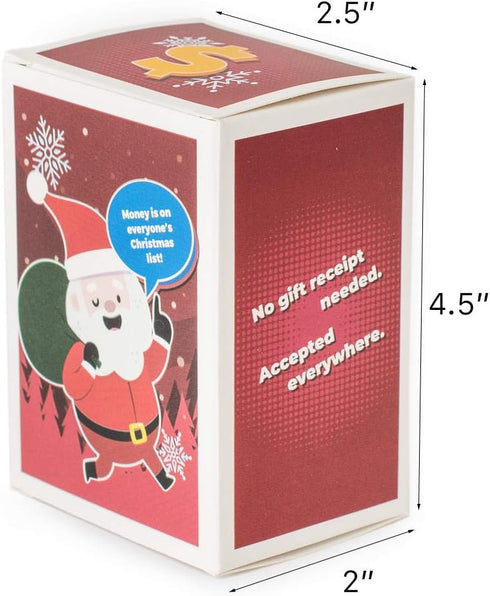 DUNEROLLER Christmas Cash Gift Boxes for Gifting Money