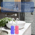 Upside Down Peri Bottle for Postpartum Care - Portable Bidet Bottle with Travel Bag, Reusable Douche Bottle (Blue+Pink)